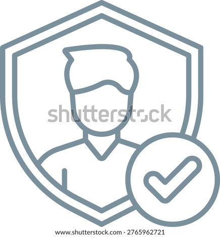 Authenticity vector icon. Can be used for printing, mobile and web applications.