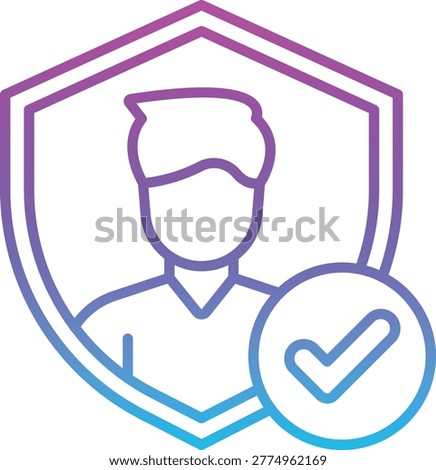 Authenticity vector icon. Can be used for printing, mobile and web applications.