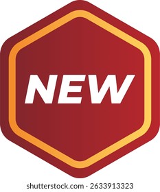 Authentic-Look Red and Gold Discount Stickers

