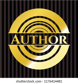 Author gold badge or emblem