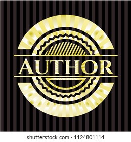 Author gold shiny badge