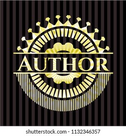 Author golden emblem