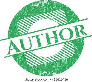 Sello de hueso del autor