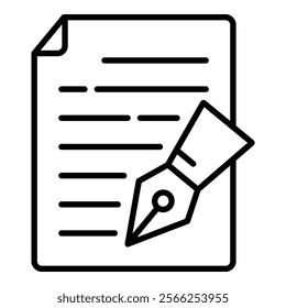 Author Icon Element For Design