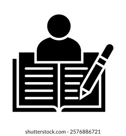 Author Icon Element For Design