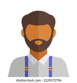 Author icon illustration. author vector. author avatar