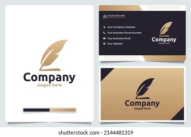 author , logo design and business card