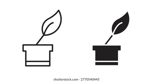 Author sign for mobile application, button and website design.