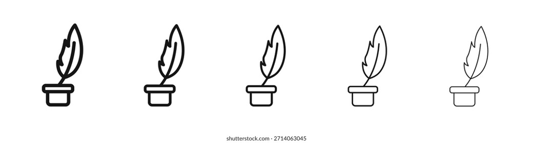 Autor signiert Design, Logo, App, UI. Vektorgrafik, EPS