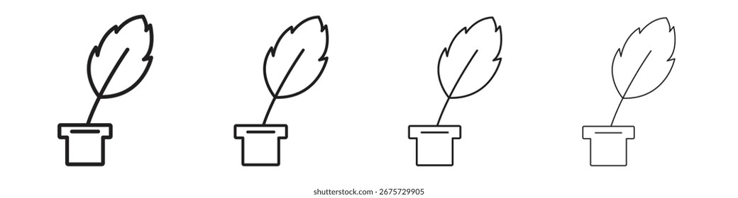 Autor assina ilustração de logotipo. Pacote de gráficos vetoriais.
