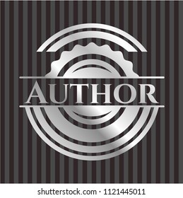 Author silver shiny emblem