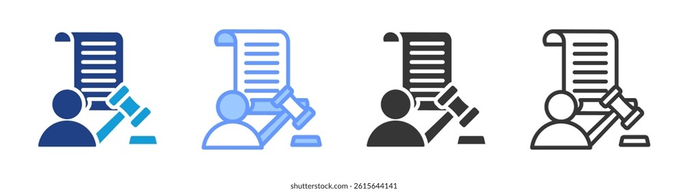 Authoritative icon set multiple style collection