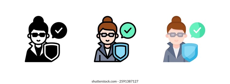 Authority Icon Element For Design