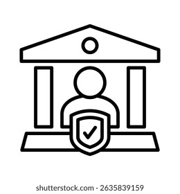 Elemento de icono de autoridad para diseño
