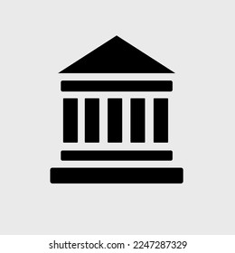 Authority icon isolated on white