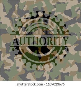  Authority on camouflaged pattern