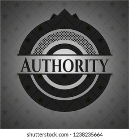 Authority realistic dark emblem