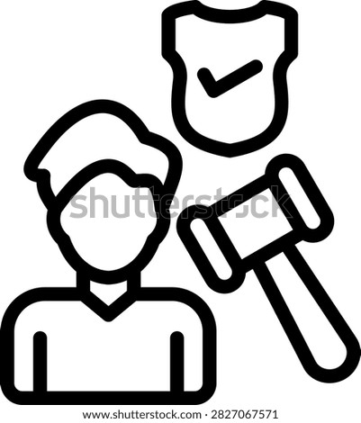 Authority Vector Design Icon Style
