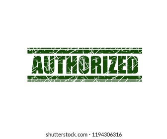 Authorized green stamp