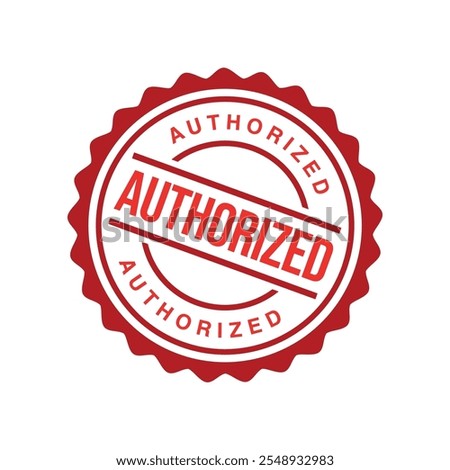 Authorized Letter Rubber Stamp Template