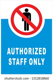 authorized staff only