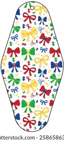 Autism Awareness Classic motel Keychain Valentine coquette bow template, motel key chain, hotel keychain template, Key Ring