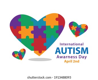 Autism awareness day can be used for banners, posters, backgrounds, etc.
