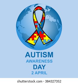 Autism awareness day design