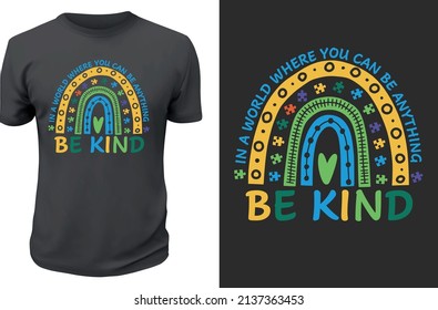 Autism Awareness Day T-shirt Design