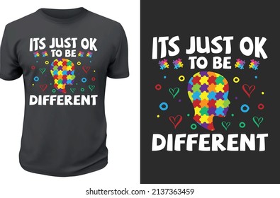 Autism Awareness Day T-shirt Design