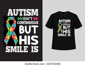 Diseño de camisetas para el Día de Concienciación sobre Autismo, diseño de camisetas para el día del autismo alucinante, diseño de camisetas para el Día Mundial de Concienciación sobre Autismo, camiseta para tipografía, vectores y elementos de ilustración para productos imprimibles