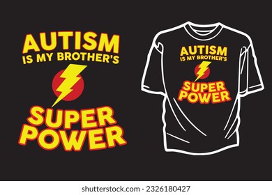 Autism Awareness Day T-shirt Design