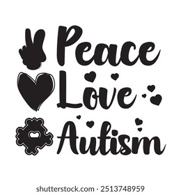 Autism Awareness Day T-Shirt Design, Awesome Autism's day t shirt design, World Autism Awareness Day T-shirt Design, typography t-shirt, Vector and Illustration Elements For an Printable Products