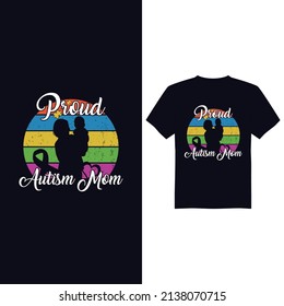 Autism awareness day vector t shirt design