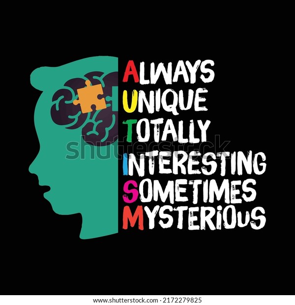 Autism Awareness Printable Vector Designs: เวกเตอร์สต็อก (ปลอดค่า ...