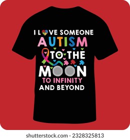 Autism awareness t shirt design