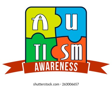 Autism Awareness T-shirt Typography Graphics, Vector Illustration