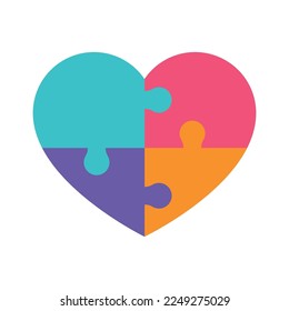 Autism Awareness vector illustration, Autism shirt design