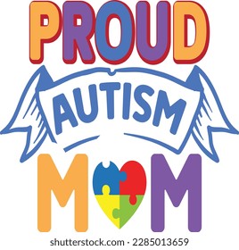 Autism Awareness Vector Illustrations, Autism Awareness t shirt design bundle