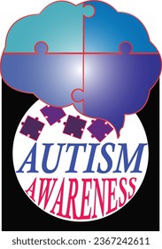 Autism awareness vector t-shirt design