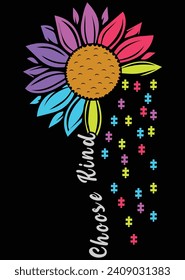 Autism - Choose Kind eps cut file for cutting machine
