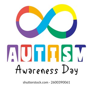 Autism Day Vector Ilustration editable stroke