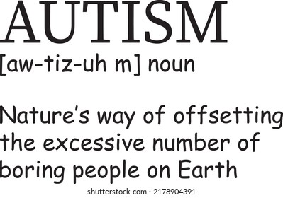 Autism Definition, Autism Quote File