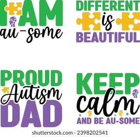 Autism design bundle and digital download