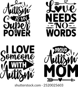Autism design Bundle, Autism design,  Proud Autism Pack