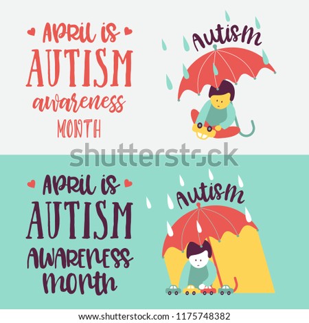 Autism Early Signs Of Autism Syndrome In Children Vector Emblem Children Autism Spectrum Autism Early Signs Of Autism Syndrome In Children Vector Emblem Children Autism Spectrum
