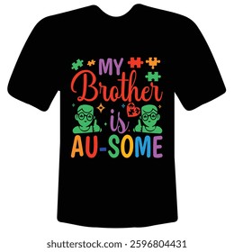 "Autism: Embrace the Spectrum! 🌈 Celebrate uniqueness with creative T-shirt designs that spread awareness, love, and acceptance. #AutismAwareness"