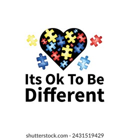 Autism Graphic Tshirt Design Autism Awareness Day retro custom autism autistic heart love
