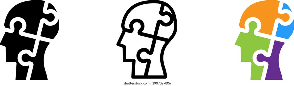 Autism icon , vector illustration