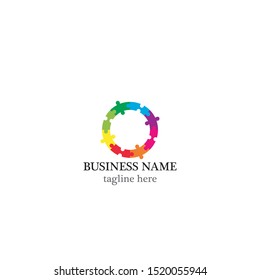 Autism logo template vector icon design